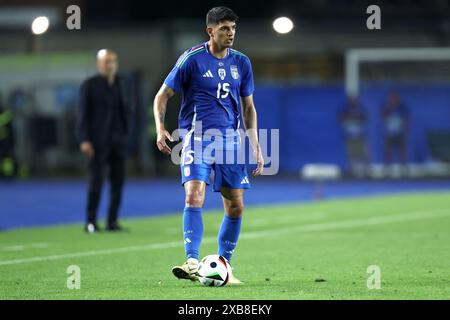 Raoul Bellanova in azione durante l'amichevole tra Italia e Bosnia ed Erzegovina allo Stadio Carlo Castellani il 9 giugno 2024 a Empoli, Italia. Foto Stock
