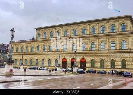 Monaco di Baviera, Germania - 20 dicembre 2023: La Residenza di Monaco è l'ex palazzo reale dei monarchi bavaresi del Casato di Wittelsbach Foto Stock