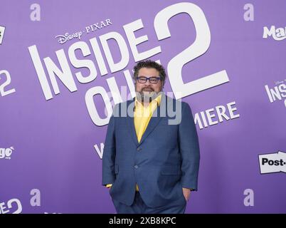 Bobby Moynihan arriva alla Disney and Pixar's INSIDE OUT 2 World Premiere che si tiene all'El Capitan Theatre di Hollywood, CALIFORNIA, lunedì, 10 giugno 2024. (Foto di Sthanlee B. Mirador/Sipa USA) Foto Stock