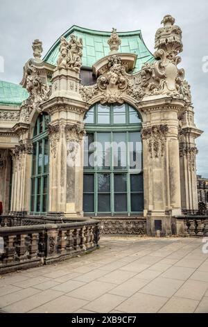 Zwinger, Dresda, Sassonia, Germania, Europa Foto Stock