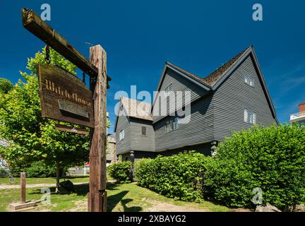 The Witch House Chestnut Street District   Salem, Massachusetts, Stati Uniti Foto Stock