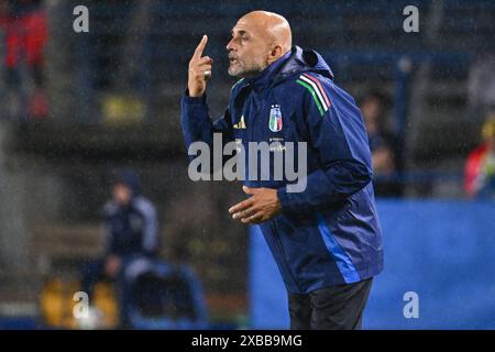 Empoli, Italia. 9 giugno 2024. L'allenatore italiano Luciano Spalletti durante Italia vs Bosnia, amichevole di calcio a Empoli, Italia, 09 giugno 2024 Credit: Independent Photo Agency/Alamy Live News Foto Stock