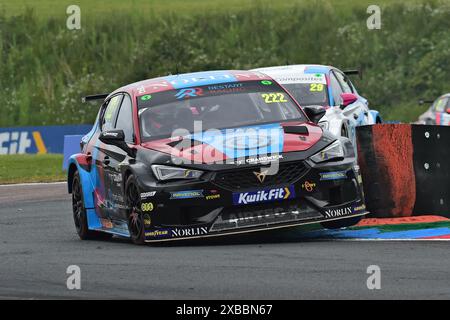 Chris Smiley, Cupra Leon, Restart Racing, BTCC, British Touring Car Championship, round 10, 11 e 12 della stagione 2024, dalla Thruxton Foto Stock