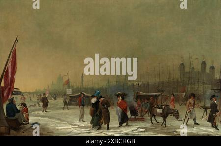 Brina sul Tamigi. Samuel Collings. da 1788 a 1789. Foto Stock