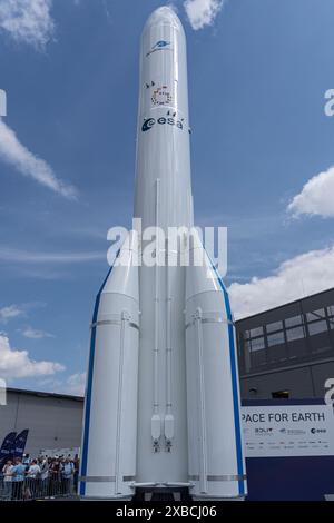 Modello Ariane 6, ILA Germania Foto Stock
