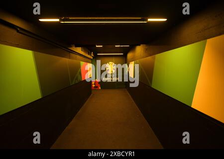 Dortmund, Germania. 11 giugno 2024. UEFA EURO 2024 - Stadium Open Media Days AM 11.06.2024 im BVB Stadion Dortmund a Dortmund Spielertunnel foto: Revierfoto crediti: ddp media GmbH/Alamy Live News Foto Stock