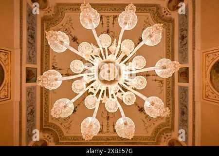 Siracusa, Italia - 24 agosto 2023: Palazzo Borgia del Casale a Siracusa, Sicilia, Italia. Foto Stock