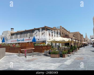 Doha, Qatar. 29 aprile 2024. A General view of Souq Waqif in Doha, Qatar, 29 aprile 2024. Crediti: AFLO/Alamy Live News Foto Stock