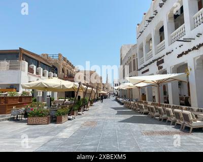 Doha, Qatar. 29 aprile 2024. A General view of Souq Waqif in Doha, Qatar, 29 aprile 2024. Crediti: AFLO/Alamy Live News Foto Stock