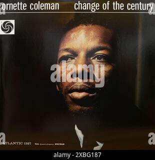 Copertina in vinile vintage. Ornette Coleman-cambio della Cetury 1959 Foto Stock