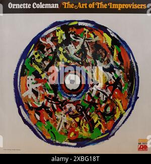 Copertina in vinile vintage. Ornette Coleman-The Art of the Improvisers 1960 Foto Stock