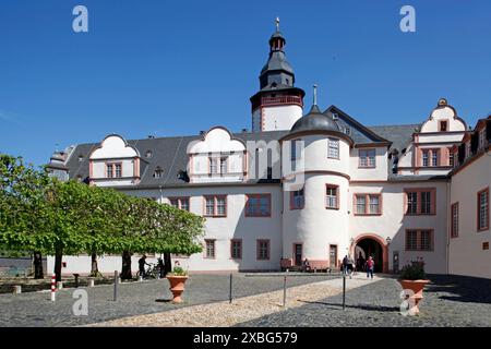 Geografia / viaggi, Germania, Assia, portale del palazzo, castello, WEILBURG, ULTERIORI-DIRITTI-AUTORIZZAZIONE-INFORMAZIONI-NON-DISPONIBILI Foto Stock