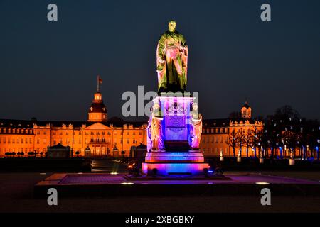 Geografia / viaggi, Germania, Baden-Wuerttemberg, monumento del Granduca Carlo Federico di Baden, ULTERIORI DIRITTI-AUTORIZZAZIONE-INFO-NON-DISPONIBILI Foto Stock