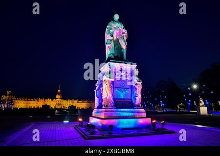 Geografia / viaggi, Germania, Baden-Wuerttemberg, monumento del Granduca Carlo Federico di Baden, ULTERIORI DIRITTI-AUTORIZZAZIONE-INFO-NON-DISPONIBILI Foto Stock