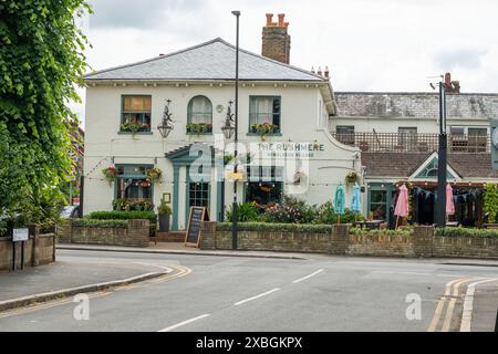 LONDRA - 3 GIUGNO 2024: Pub Rushmere a Wimbledon Village, ricca zona residenziale della SW19 sud-ovest di Londra Foto Stock