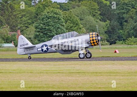 Harvard, RAF Cosford Airshow, Midlands, Regno Unito, 9 maggio 2024 Foto Stock