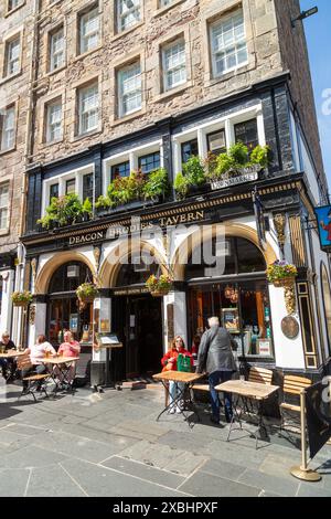 Deacon Brodies Tavern sul Royal Mile Edinburgh Foto Stock