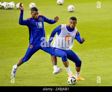 Wolfsburg, Germania. 12 giugno 2024. WOLFSBURG, 12-06-2024, Training Camp del Team Paesi Bassi in preparazione di EURO 2024. Crediti: Pro Shots/Alamy Live News Foto Stock