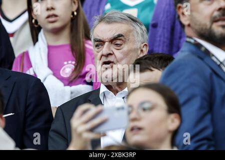 MONCHENGLADBACH - il Ministro degli interni della Renania settentrionale-Vestfalia Herbert Reul in tribuna durante l'amichevole tra Germania e Grecia a Borussia-Park il 7 giugno 2024 a Monchengladbach, Germania. ANP | Hollandse Hoogte | BART STOUTJESDIJK Foto Stock