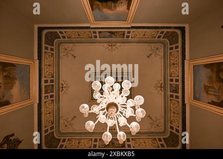 Siracusa, Italia - 24 agosto 2023: Palazzo Borgia del Casale a Siracusa, Sicilia, Italia. Foto Stock