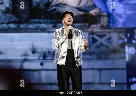 Roma, Italia. 12 giugno 2024. RAF - TIM Summer Hits 2024 crediti: Agenzia fotografica indipendente/Alamy Live News Foto Stock