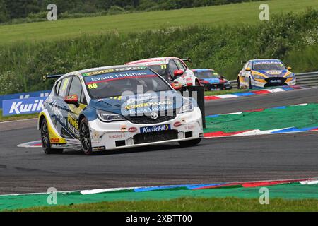 Mikey Doble, Vauxhall Astra, Evans Halshaw Power Maxed Racing, BTCC, British Touring Car Championship, round 10, 11 e 12 dei 2024 mari Foto Stock