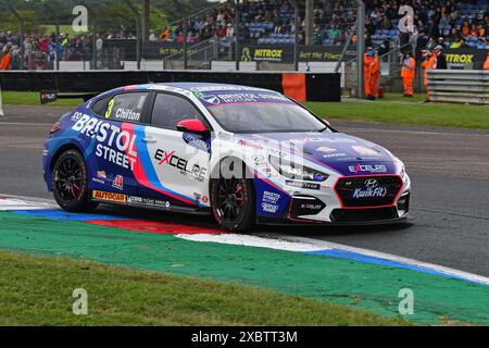 Tom Chilton, Hyundai i30N, Team Bristol Street Motors, BTCC, British Touring Car Championship, round 10, undici e dodici della stagione 2024, da Foto Stock