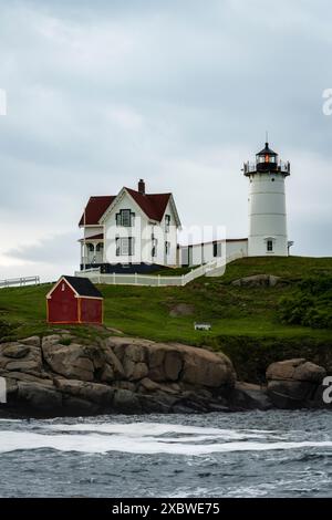 Nubble Point nel Maine Foto Stock