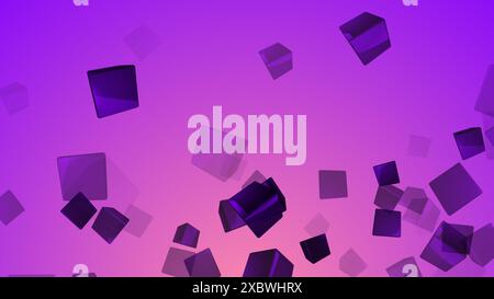 Sfondo concettuale con blocchi mobili Foto Stock