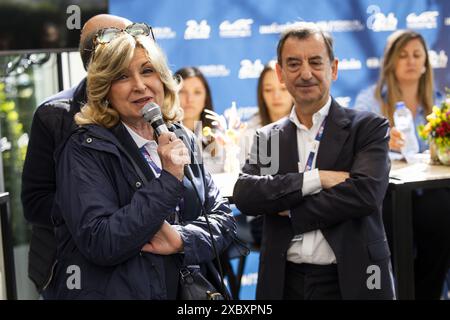 ALVAREZ Marie, coordinatrice del progetto, evento di networking FIA Women in Motorsport durante la 24 ore di le Mans 2024, 4° round del Campionato Mondiale Endurance FIA 2024, sul circuito des 24 Heures du Mans, il 13 giugno 2024 a le Mans, Francia Foto Stock