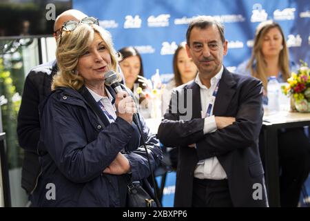 ALVAREZ Marie, coordinatrice del progetto, evento di networking FIA Women in Motorsport durante la 24 ore di le Mans 2024, 4° round del Campionato Mondiale Endurance FIA 2024, sul circuito des 24 Heures du Mans, il 13 giugno 2024 a le Mans, Francia Foto Stock