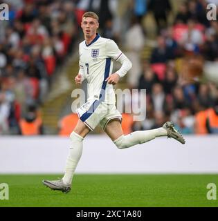 07 giu 2024 - Inghilterra contro Islanda - amichevole internazionale - Wembley Cole Palmer in azione. Foto : Mark Pain / Alamy Live News Foto Stock