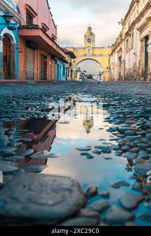 Arco di Santa Catarina ad Antigua Guatemala Foto Stock