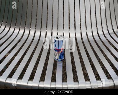 Puoi vedere forme astratte e bellezza intorno a te, se ti alleni a vederle anche in oggetti comuni. Questa immagine mostra un p astratto Foto Stock