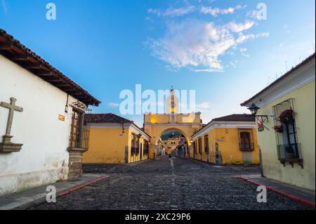 Arco di Santa Catarina ad Antigua Guatemala Foto Stock