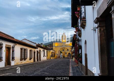 Arco di Santa Catarina ad Antigua Guatemala Foto Stock