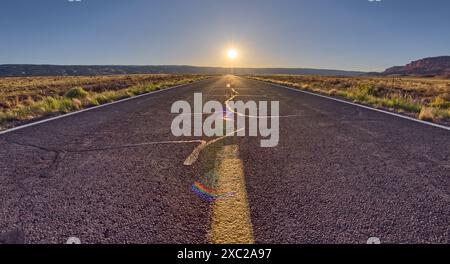 Tramonto sull'Altopiano di Kaibab, Arizona Foto Stock