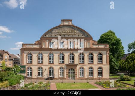 Kassel, Ottoneum (Heute Naturkundemuseum), 1605/1606 als Schauspielhaus erbaut, Westfassade Foto Stock