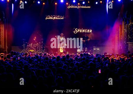 Milano, Italia. 13 giugno 2024. Spencer Sutherland si esibisce in concerto a Milano, Italia, il 13 giugno 2024 (foto di Mairo Cinquetti/NurPhoto) crediti: NurPhoto SRL/Alamy Live News Foto Stock