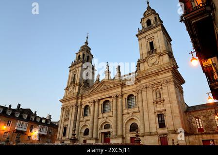 Cattedrale di Santa Maria in Lugo, Spagna Foto Stock