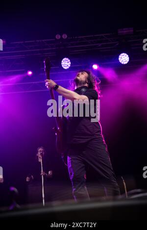 Donington, Regno Unito. 13 giugno 2024. Wheatus intrattiene i fan al Download Festival. Cristina Massei/Alamy notizie in diretta Foto Stock