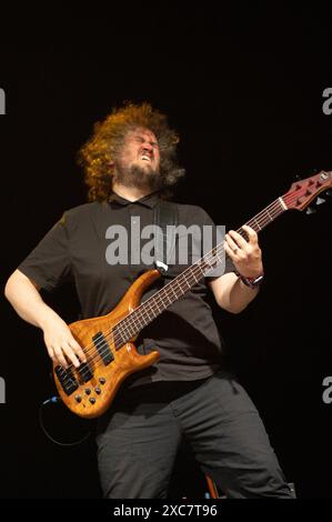 Donington, Regno Unito. 13 giugno 2024. Wheatus intrattiene i fan al Download Festival. Cristina Massei/Alamy notizie in diretta Foto Stock