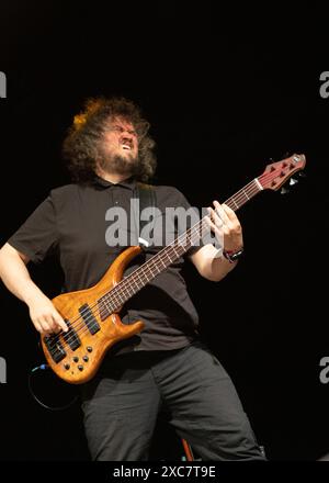 Donington, Regno Unito. 13 giugno 2024. Wheatus intrattiene i fan al Download Festival. Cristina Massei/Alamy notizie in diretta Foto Stock