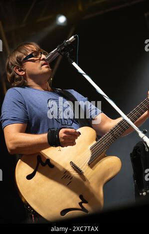 Donington, Regno Unito. 13 giugno 2024. Wheatus intrattiene i fan al Download Festival. Cristina Massei/Alamy notizie in diretta Foto Stock