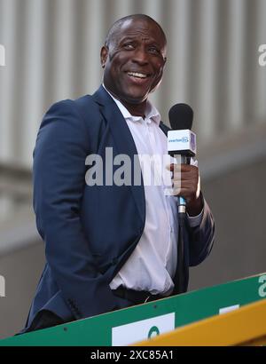 Foto del file datata 19-09-2020 dell'ex attaccante dell'Arsenal e dell'Everton Kevin Campbell, morto all'età di 54 anni. Data di pubblicazione: Domenica 15 giugno 2024. Foto Stock