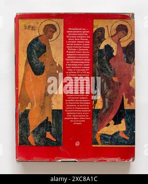 Pittura e miniatura di Mosca dalla metà del XV all'inizio del XVI secolo, di Popov, pubblicato per la prima volta nel 1975 in URSS. Foto Stock