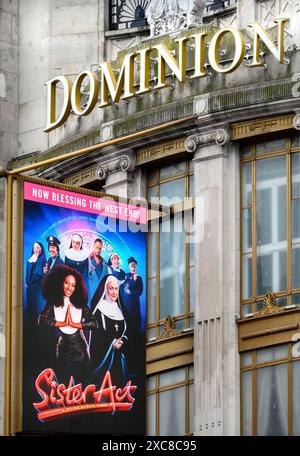 Londra, Regno Unito. Sister Act - The Musical, al Dominion Theatre, Tottenham Court Road, giugno 2024 Foto Stock