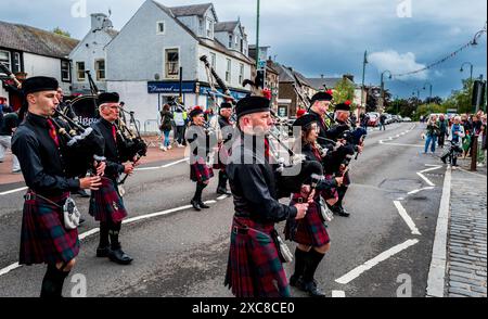 16 giugno 2024: Biggar Gala Day, Biggar, South Lanarkshire, Scozia Foto Stock