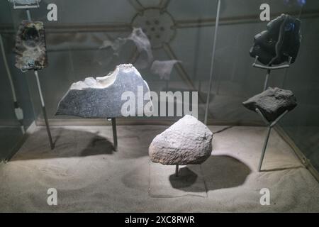 San Pedro de Atacama, Cile - 28 novembre 2023: Museo del Meteorite nella città deserta di San Pedro de Atacama Foto Stock