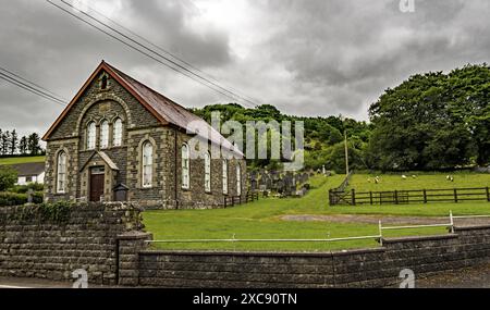 GENUKI. Cappella di Llwynrhydowen, Rhydowen (unitario gallese) Foto Stock